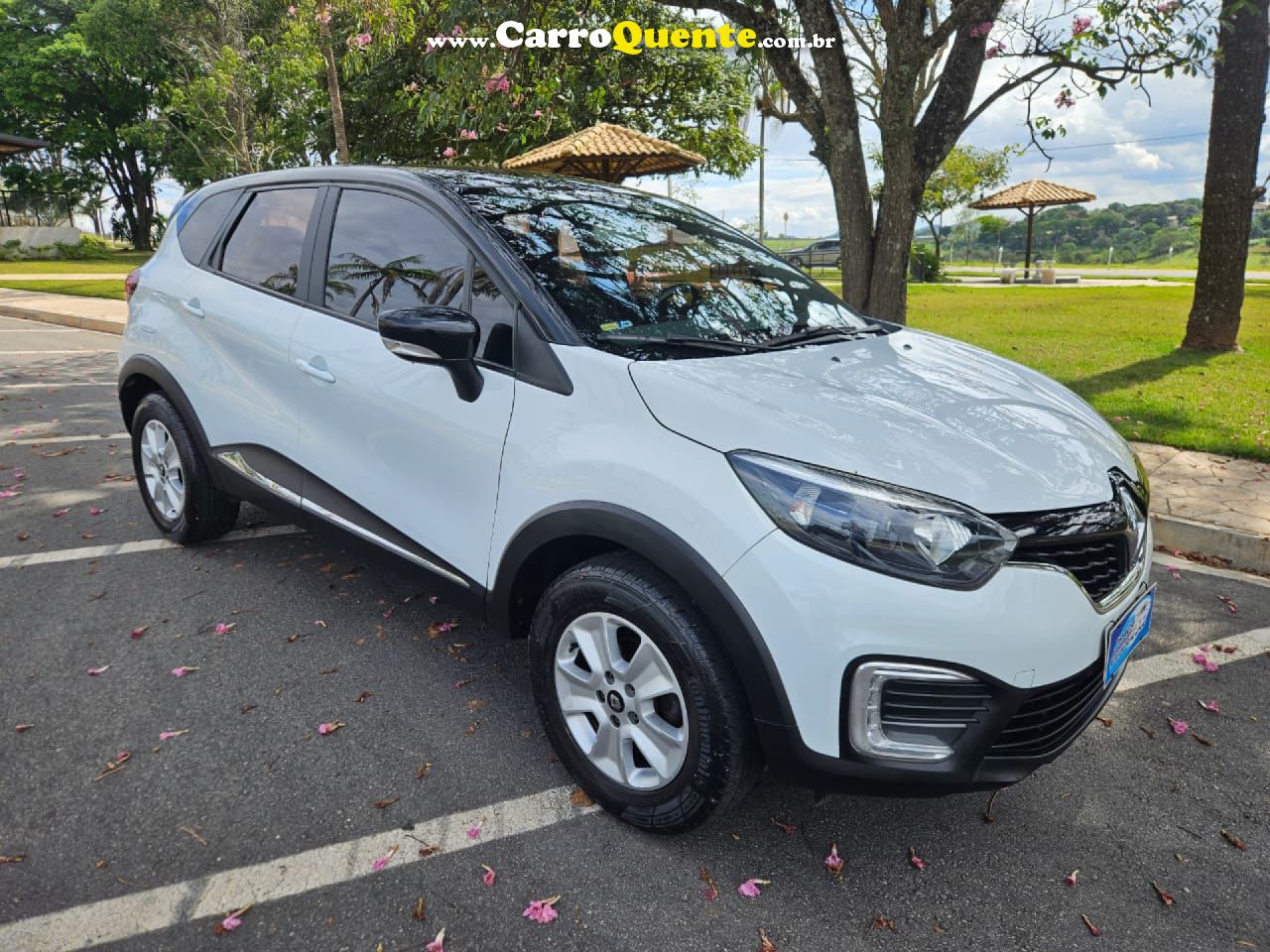 RENAULT   CAPTUR LIFE 1.6 16V FLEX 5P AUT.   BRANCO 2019 1.6 FLEX - Loja