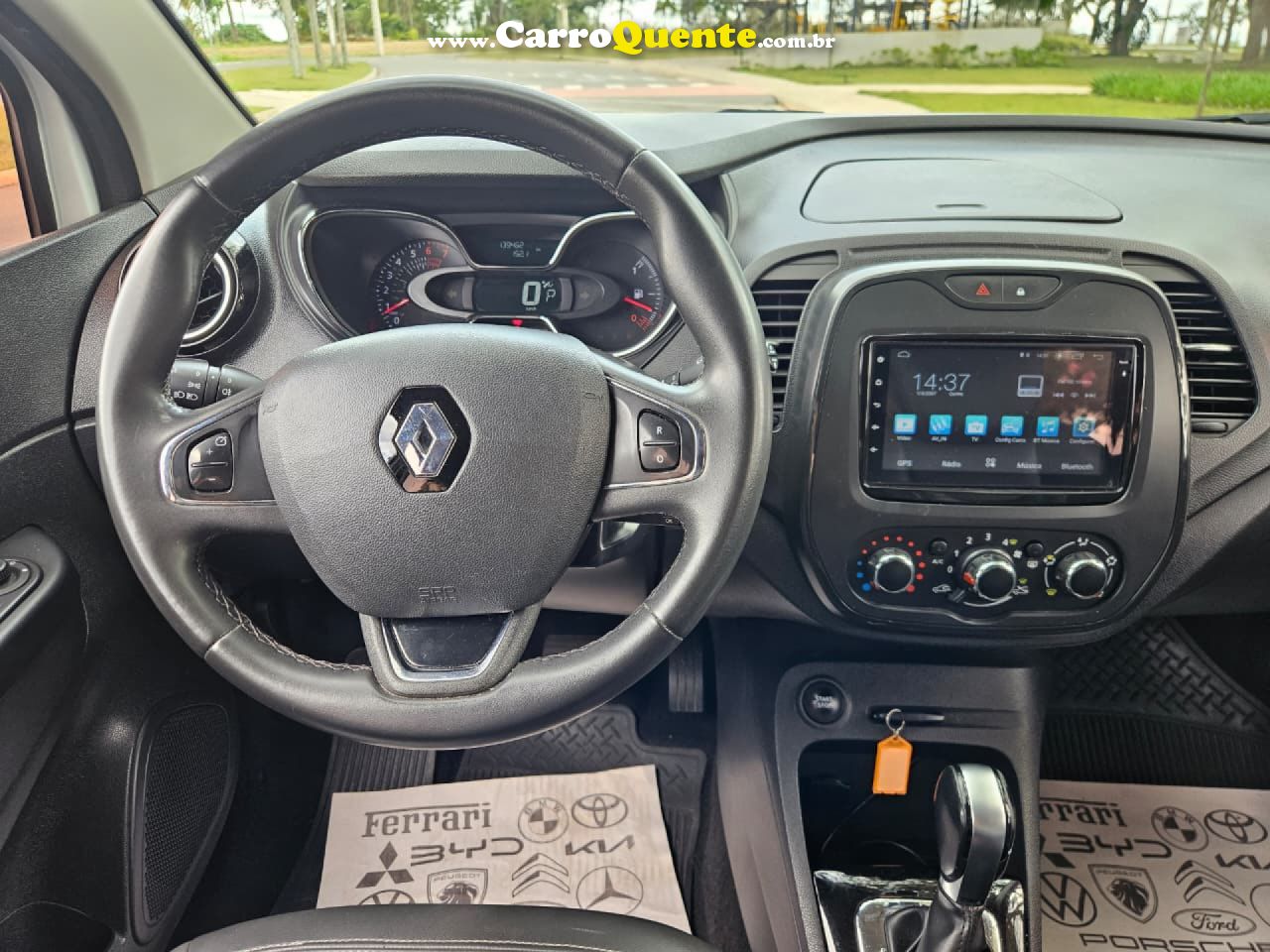 RENAULT   CAPTUR LIFE 1.6 16V FLEX 5P AUT.   BRANCO 2019 1.6 FLEX - Loja
