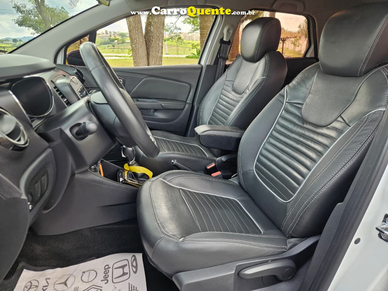 RENAULT   CAPTUR LIFE 1.6 16V FLEX 5P AUT.   BRANCO 2019 1.6 FLEX - Loja