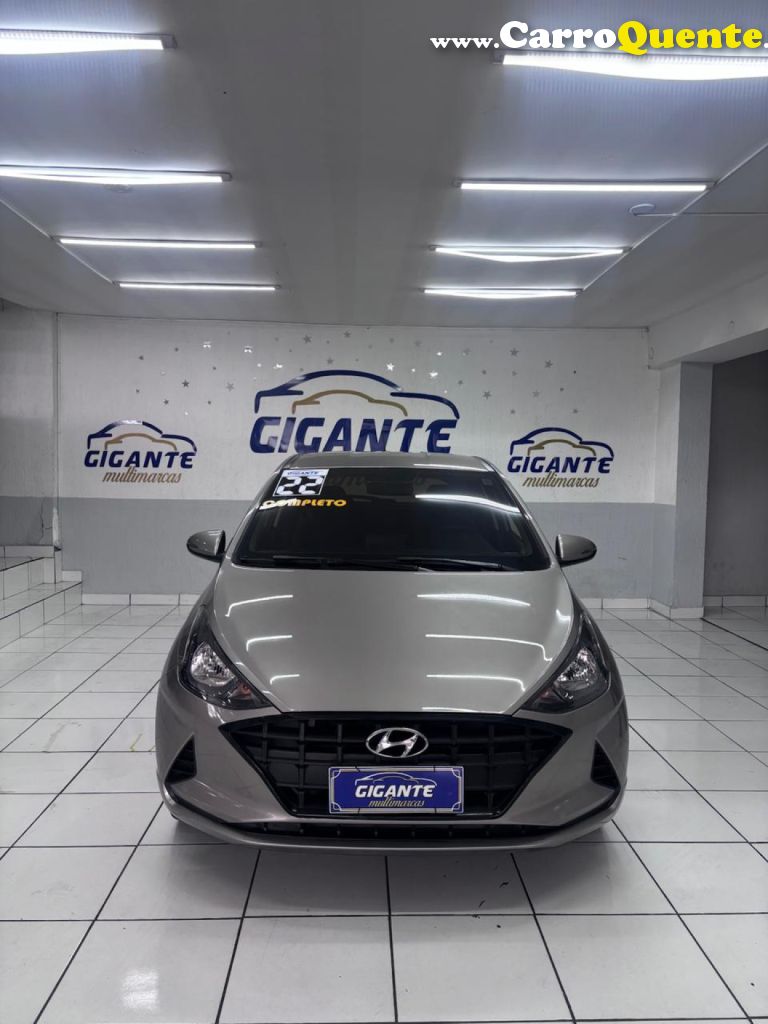 HYUNDAI   HB20 VISION 1.0 FLEX 12V MEC.   CINZA 2022 1.0 FLEX - Loja