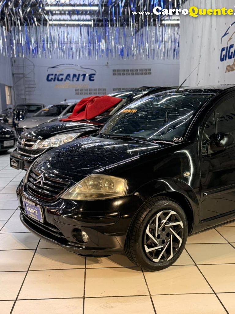 CITROËN   C3 EXCLUSIVE 1.4 FLEX 8V 5P   PRETO 2008 1.4 FLEX - Loja