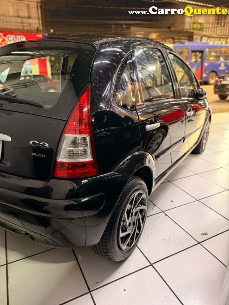 CITROËN   C3 EXCLUSIVE 1.4 FLEX 8V 5P   PRETO 2008 1.4 FLEX - Loja