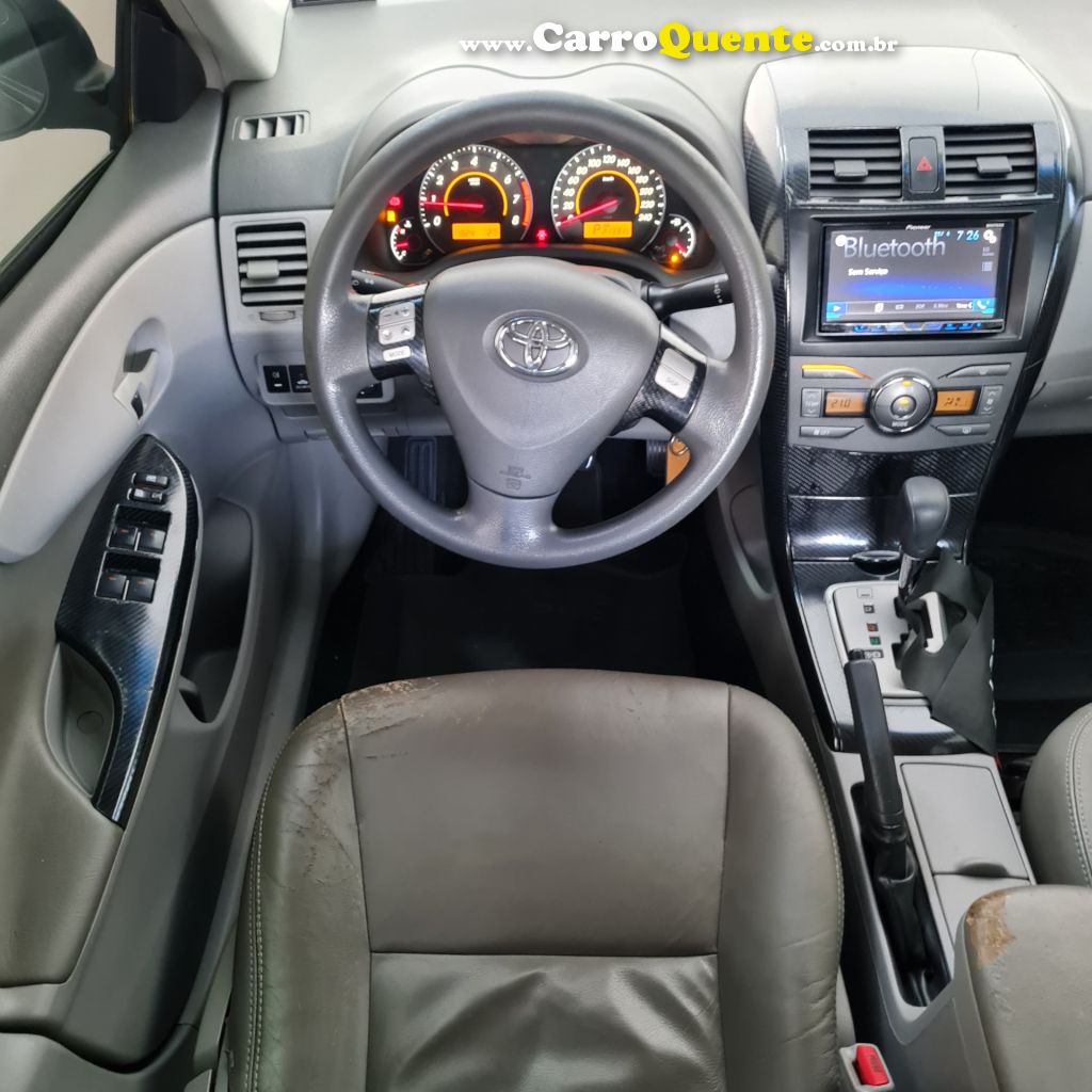 TOYOTA   COROLLA GLI 1.8 FLEX 16V  AUT.   CINZA 2010 1.8 FLEX - Loja