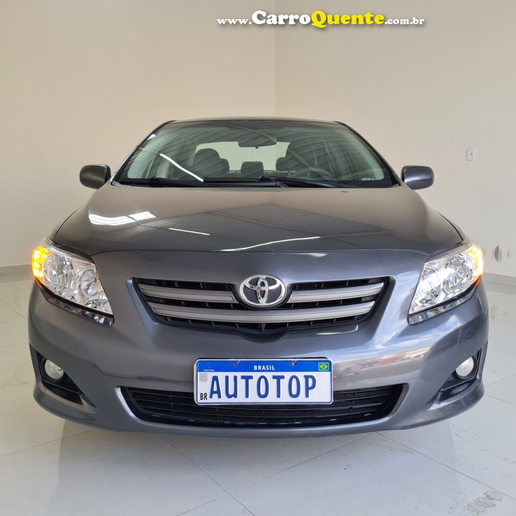 TOYOTA   COROLLA GLI 1.8 FLEX 16V  AUT.   CINZA 2010 1.8 FLEX - Loja