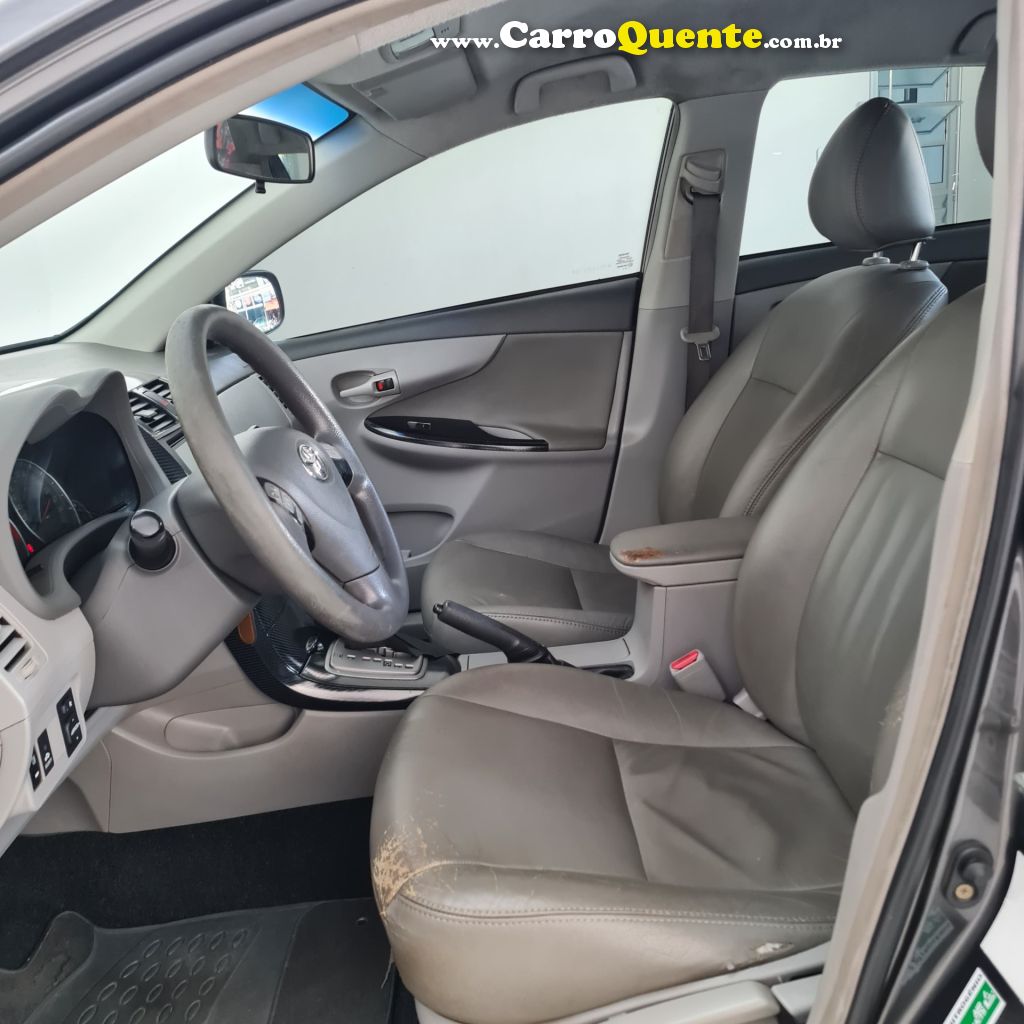 TOYOTA   COROLLA GLI 1.8 FLEX 16V  AUT.   CINZA 2010 1.8 FLEX - Loja