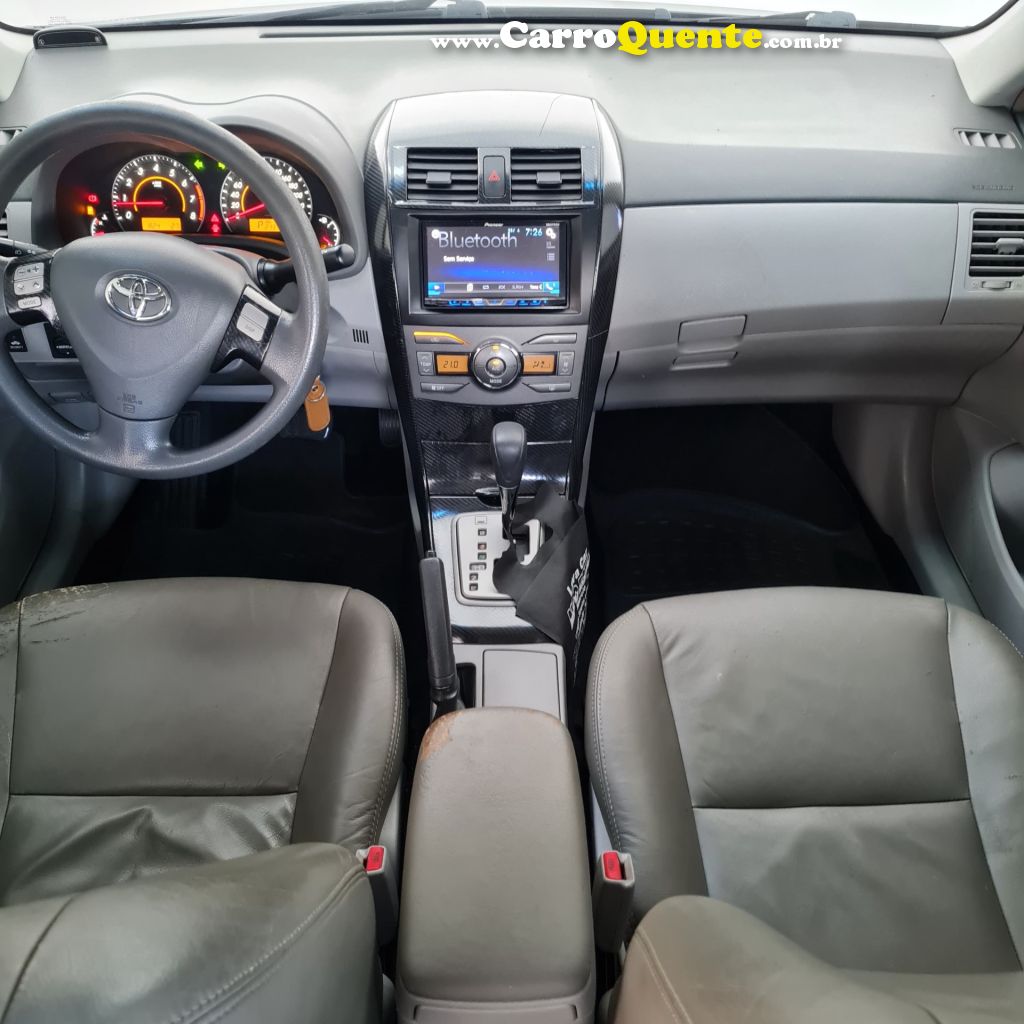 TOYOTA   COROLLA GLI 1.8 FLEX 16V  AUT.   CINZA 2010 1.8 FLEX - Loja