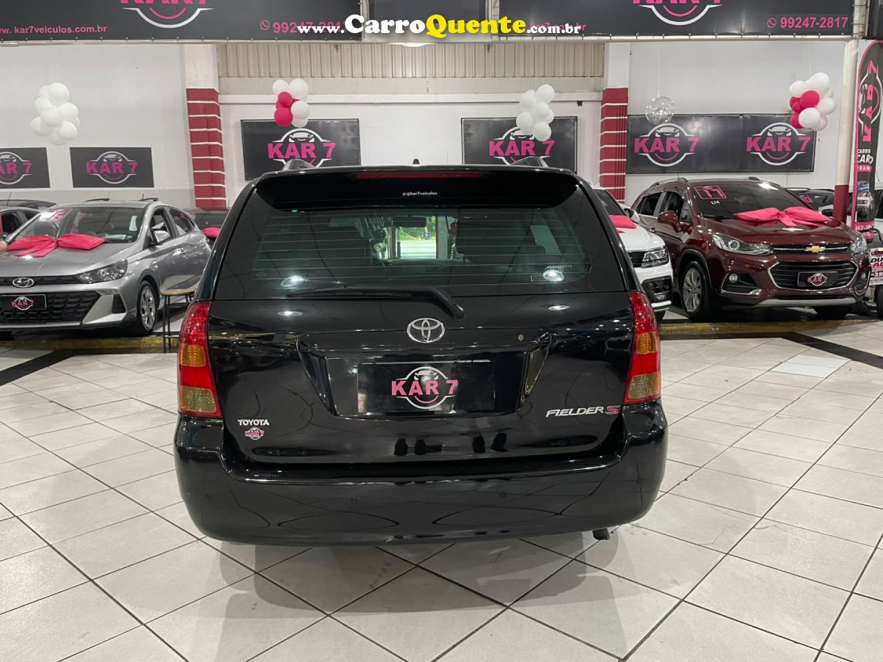 TOYOTA   COROLLA FIELDER SW 1.81.8 XEI FLEX MEC   PRETO 2005 1.8 FLEX - Loja