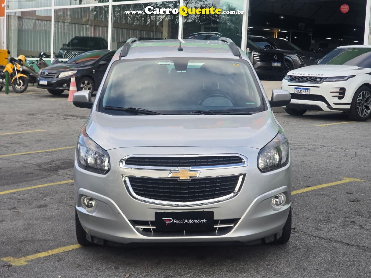 CHEVROLET   SPIN LTZ 1.8 8V ECONO.FLEX 5P AUT.   PRATA 2018 1.8 FLEX - Loja