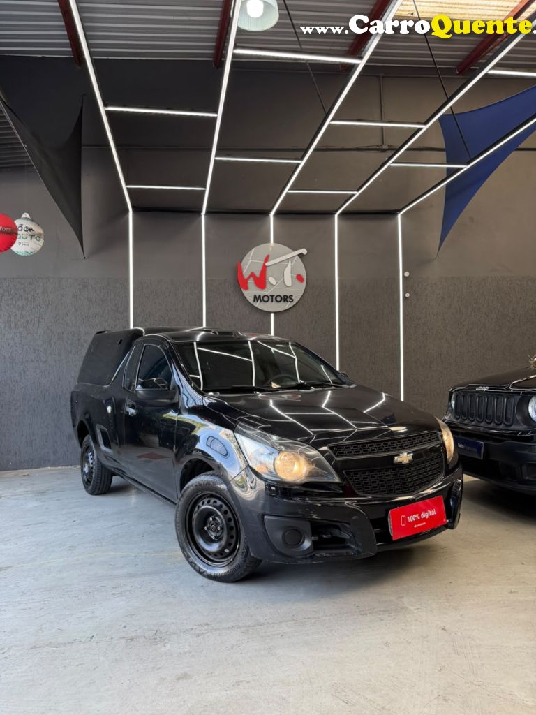 CHEVROLET   MONTANA LS 1.4 ECONOFLEX 8V 2P   PRETO 2014 1.4 GASOLINA - Loja