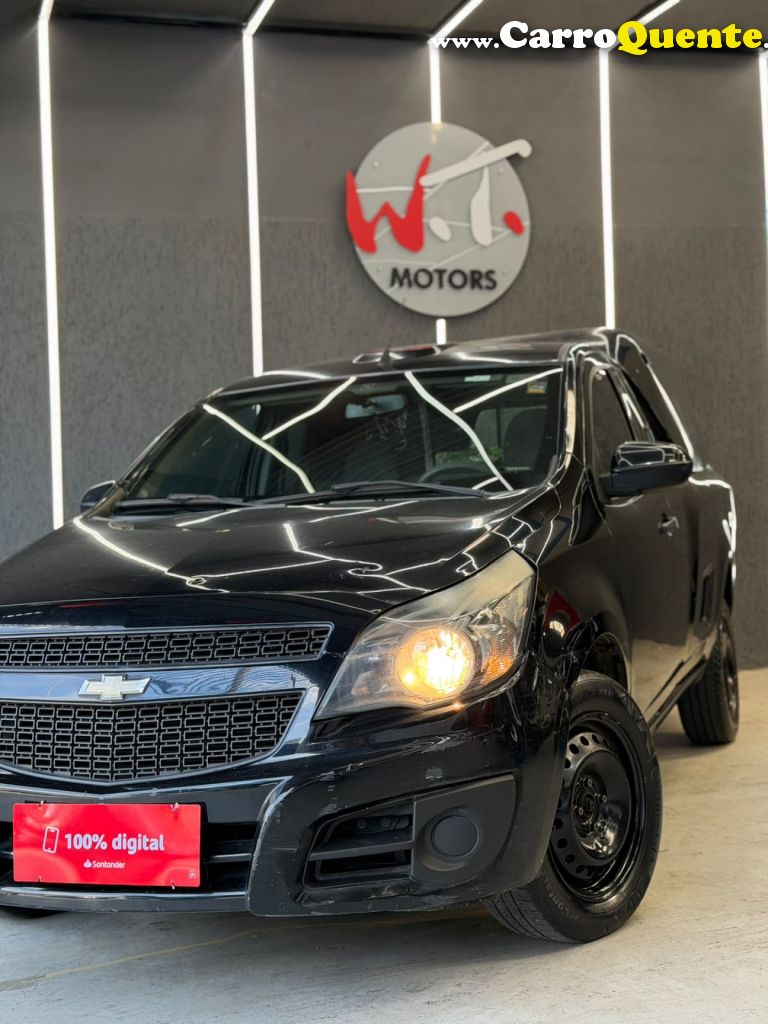 CHEVROLET   MONTANA LS 1.4 ECONOFLEX 8V 2P   PRETO 2014 1.4 GASOLINA - Loja