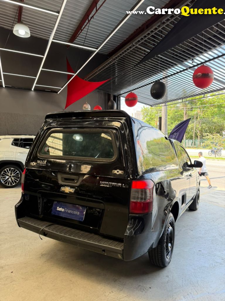 CHEVROLET   MONTANA LS 1.4 ECONOFLEX 8V 2P   PRETO 2014 1.4 GASOLINA - Loja