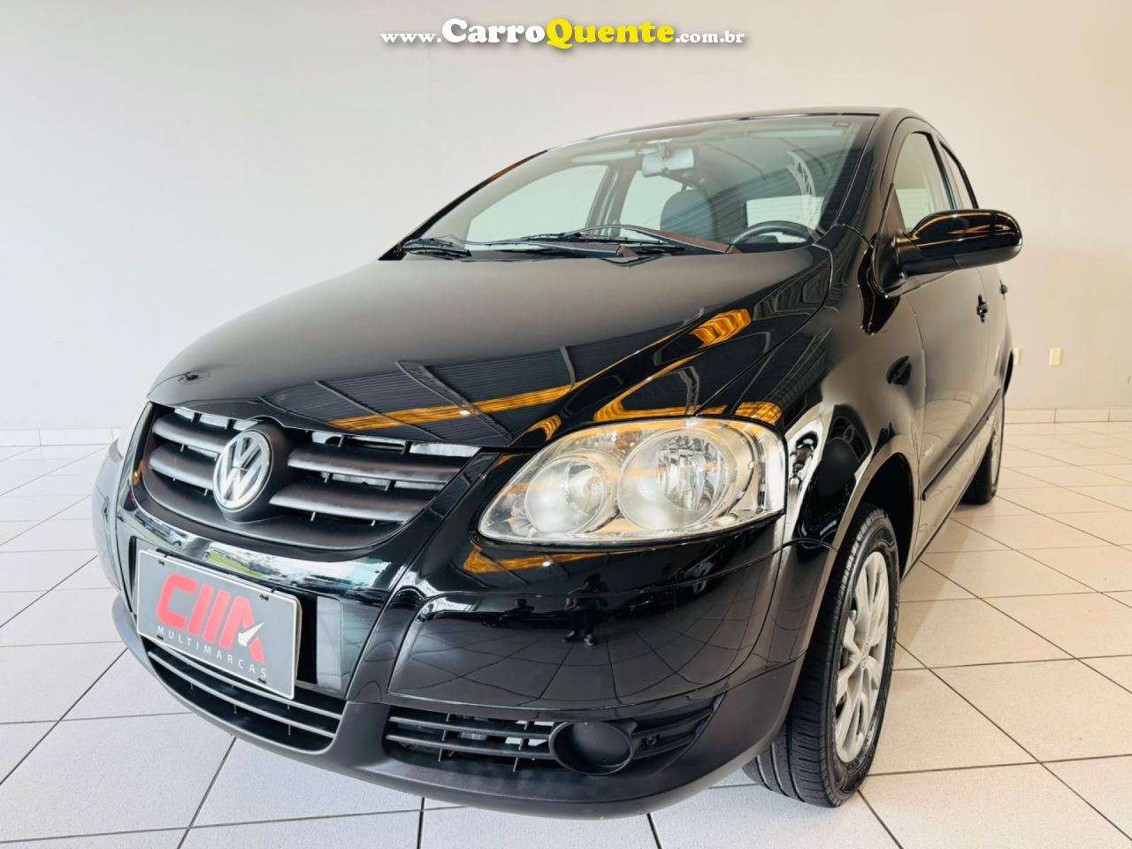 VOLKSWAGEN   FOX PLUS 1.0MI 1.0MI TOTAL FLEX 8V 4P   PRETO 2009 1.0 FLEX - Loja