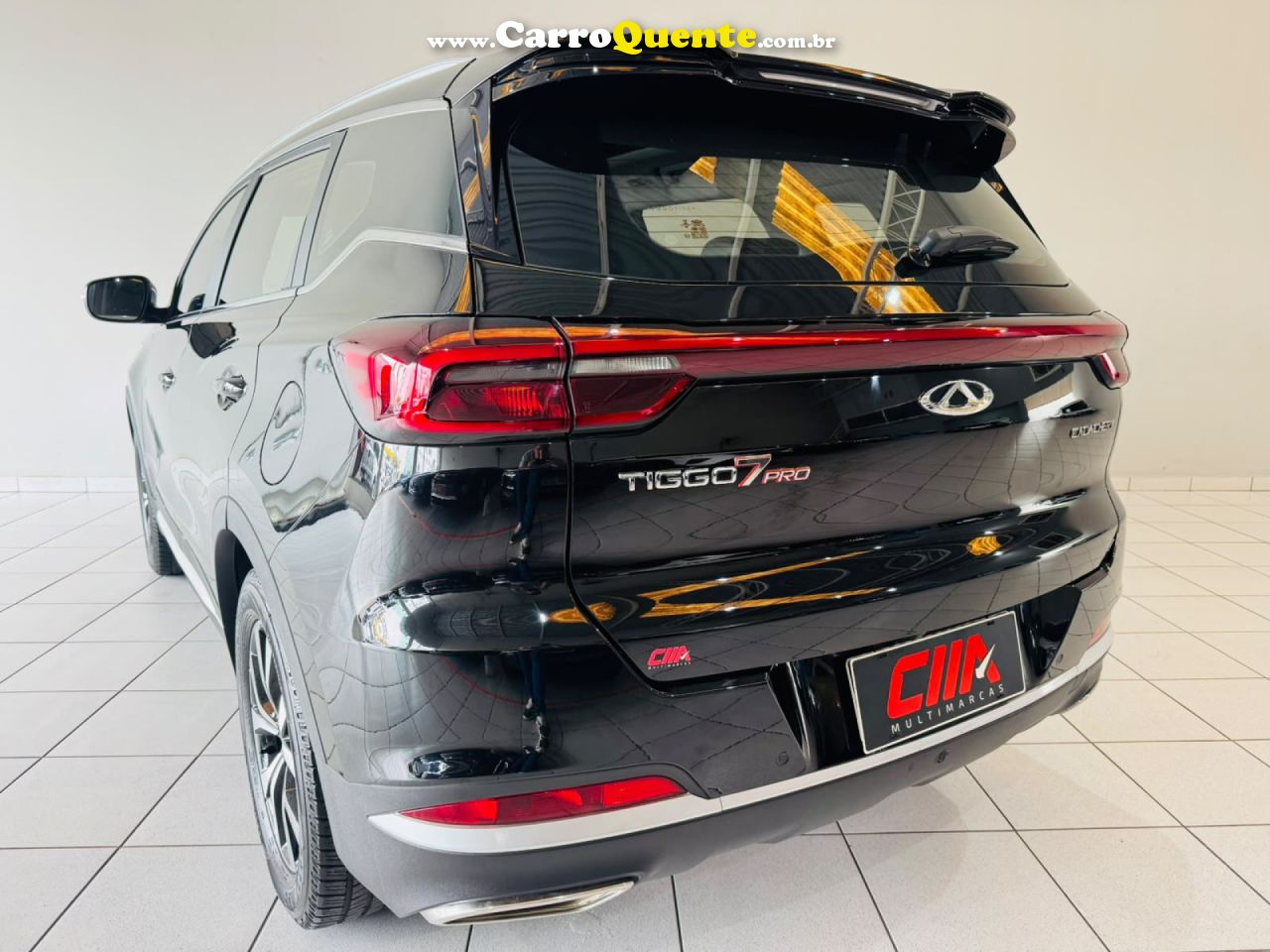 CHERY   TIGGO 7 PRO 1.6 TURBO 16V AUT.     PRETO 2023 1.6 GASOLINA - Loja