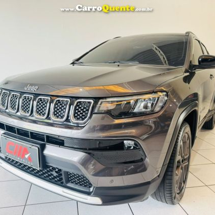 JEEP   COMPASS LONG. T270 1.3 TB 4X2 FLEX AUT.   CINZA 2023 1.3 FLEX