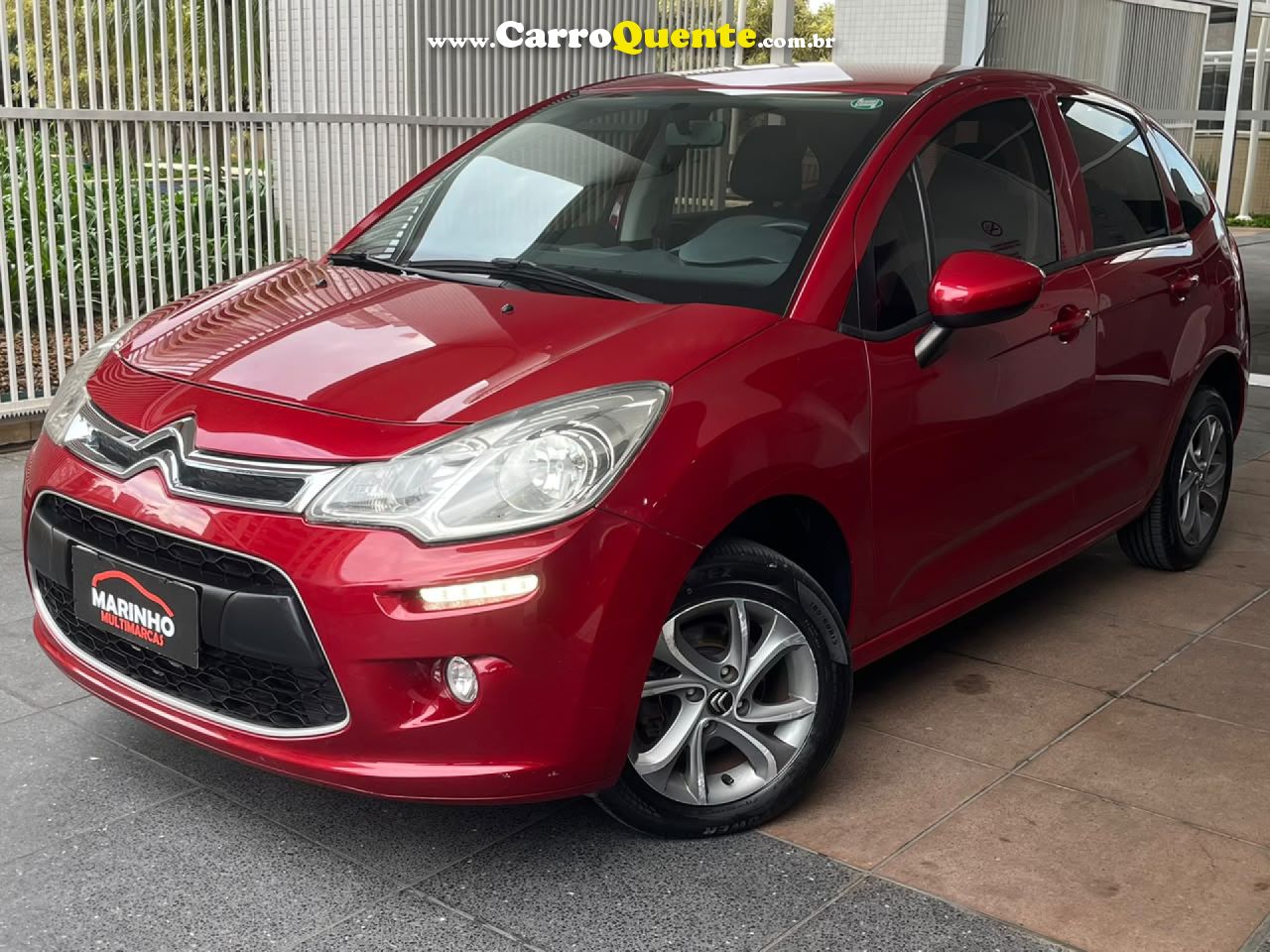CITROËN   C3 ATTRACTION 1.5 FLEX UNICA DONA BAIXA KM BOM ESTADO GERAL   VERMELHO 2017 1.5 FLEX - Loja