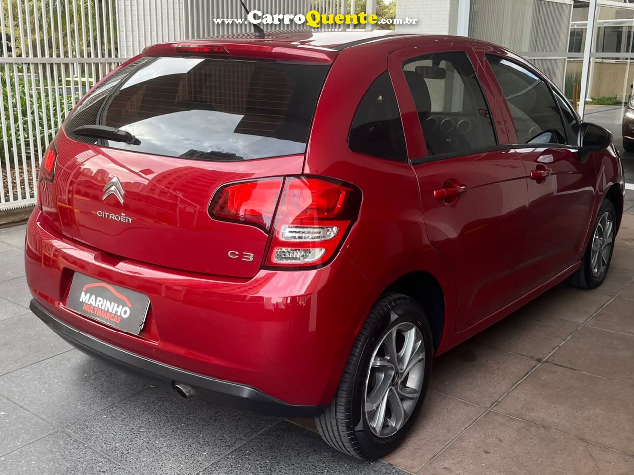CITROËN   C3 ATTRACTION 1.5 FLEX UNICA DONA BAIXA KM BOM ESTADO GERAL   VERMELHO 2017 1.5 FLEX - Loja