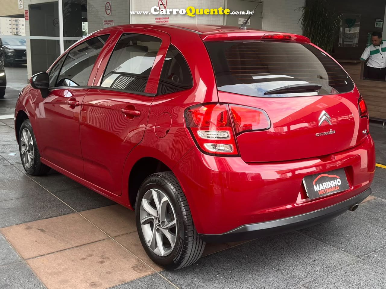 CITROËN   C3 ATTRACTION 1.5 FLEX UNICA DONA BAIXA KM BOM ESTADO GERAL   VERMELHO 2017 1.5 FLEX - Loja