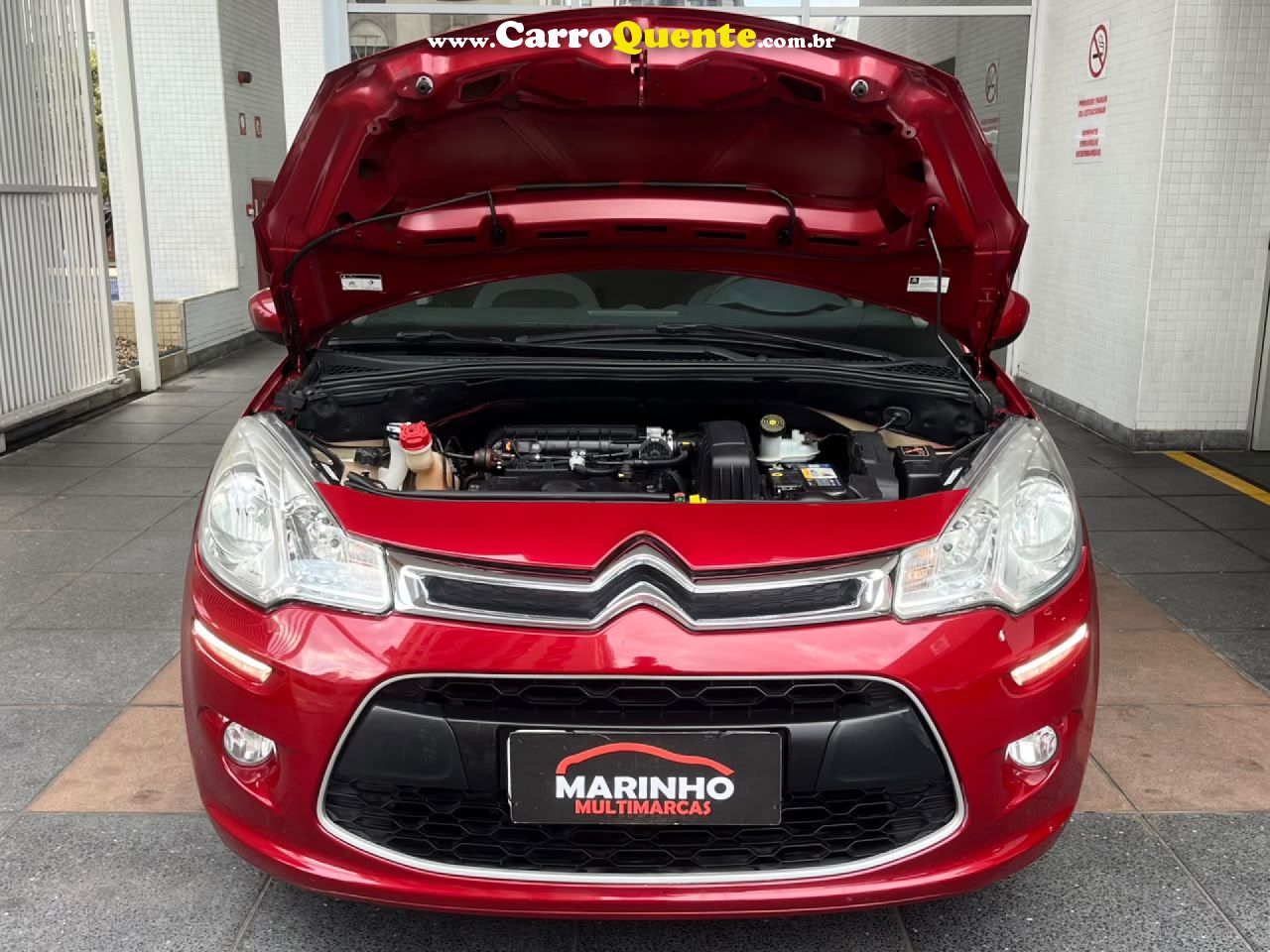 CITROËN   C3 ATTRACTION 1.5 FLEX UNICA DONA BAIXA KM BOM ESTADO GERAL   VERMELHO 2017 1.5 FLEX - Loja