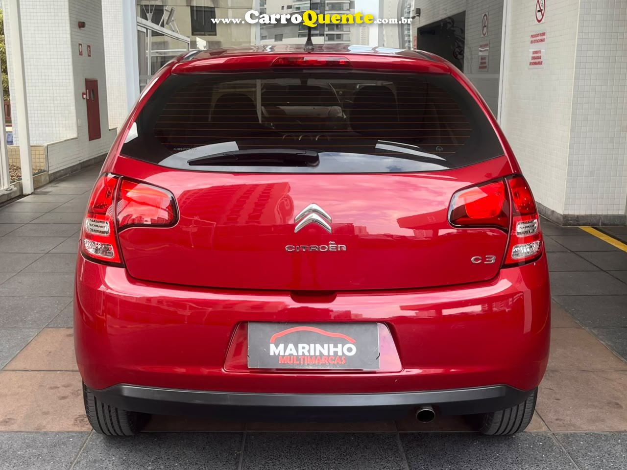 CITROËN   C3 ATTRACTION 1.5 FLEX UNICA DONA BAIXA KM BOM ESTADO GERAL   VERMELHO 2017 1.5 FLEX - Loja