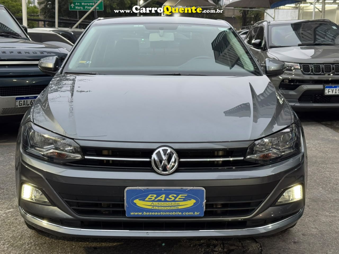 VOLKSWAGEN   VIRTUS HIGHLINE 200 TSI 1.0 FLEX 12V AUT   CINZA 2019 1.0 T FLEX - Loja