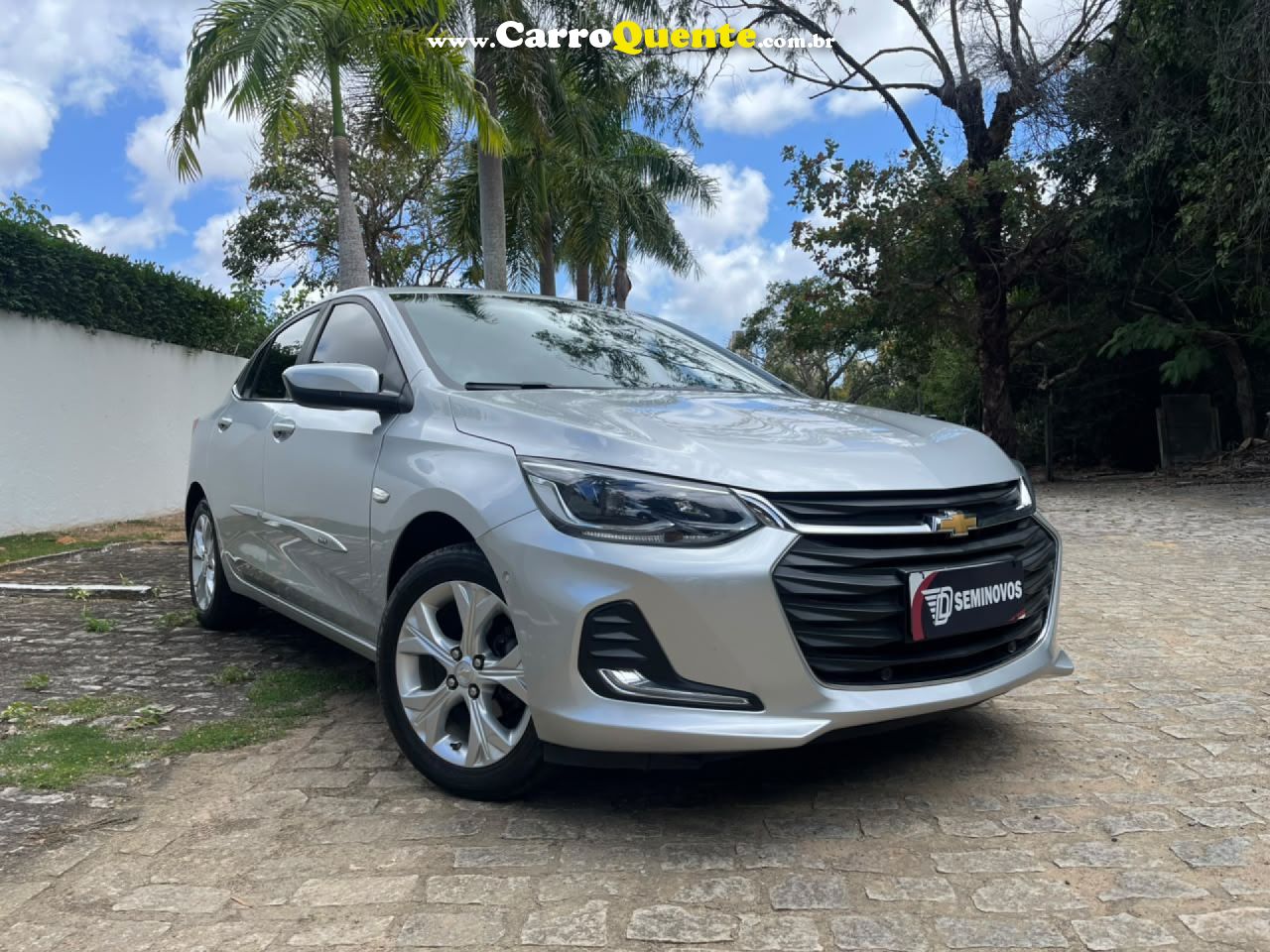 CHEVROLET   ONIX SED. PLUS PREM. 1.0 12V TB FLEX AUT   PRATA 2020 1.0 FLEX - Loja