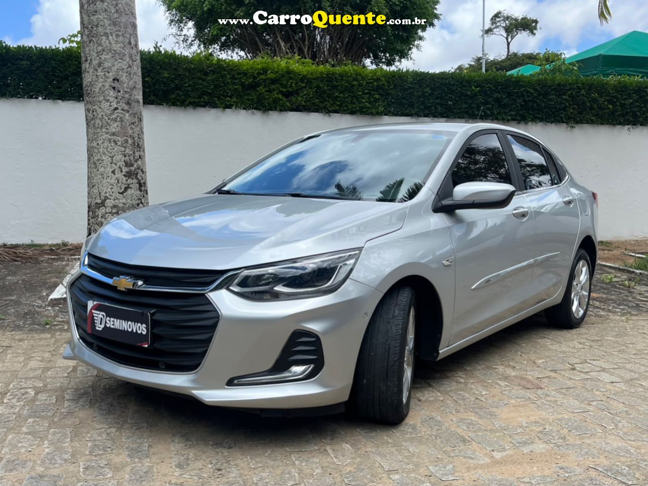 CHEVROLET   ONIX SED. PLUS PREM. 1.0 12V TB FLEX AUT   PRATA 2020 1.0 FLEX - Loja