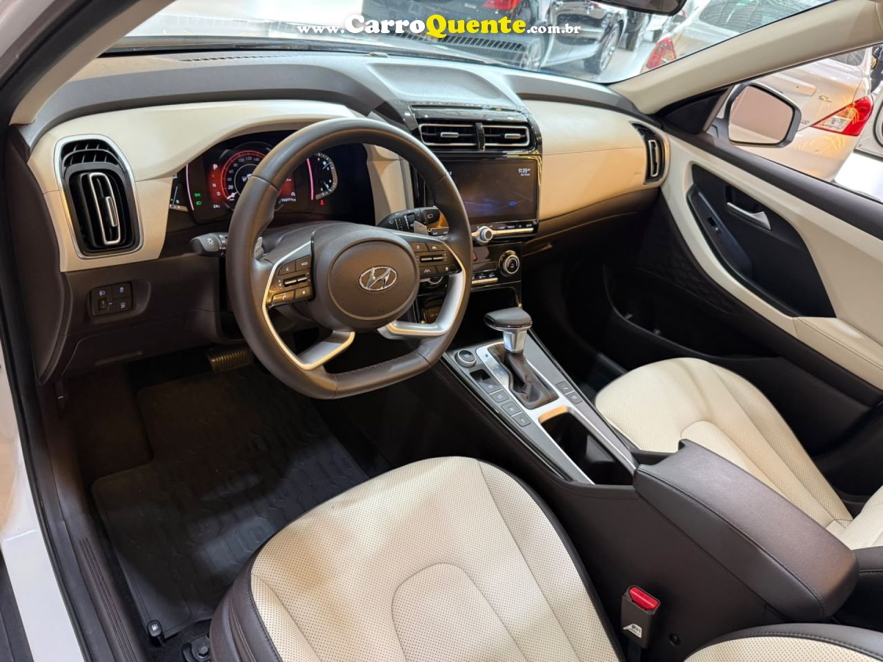 HYUNDAI   CRETA 20A ULTIMTE   BRANCO 2023 2.0 FLEX - Loja
