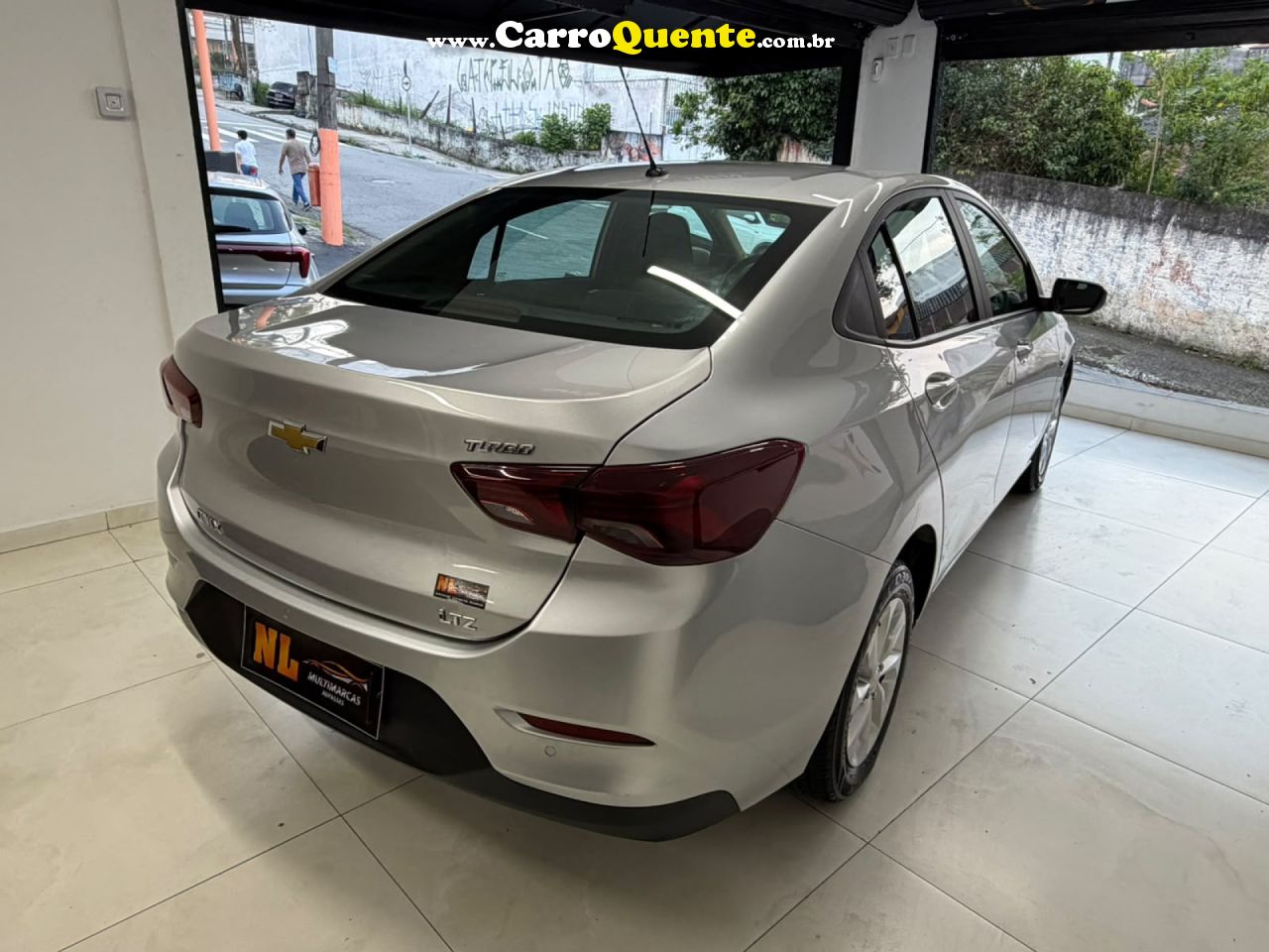 CHEVROLET   ONIX SEDAN PLUS LTZ 1.0 12V TB FLEX MEC.   PRATA 2022 1.0 FLEX - Loja