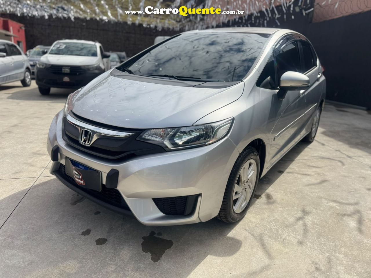 HONDA   FIT LX 1.5 FLEXONE 16V 5P AUT.   PRATA 2016 1.5 GASOLINA - Loja