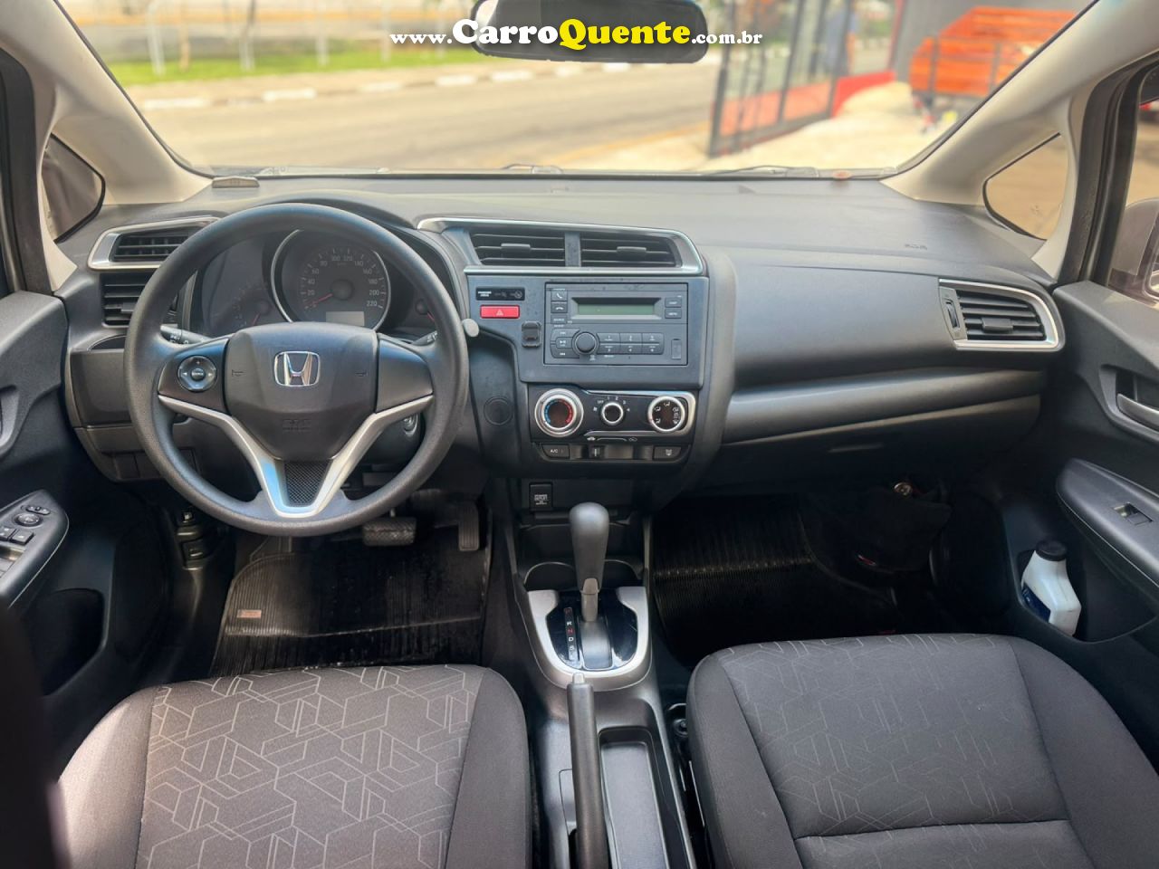 HONDA   FIT LX 1.5 FLEXONE 16V 5P AUT.   PRATA 2016 1.5 GASOLINA - Loja