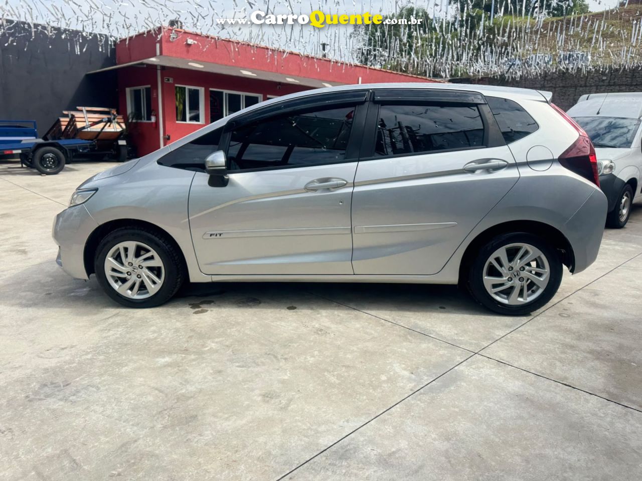 HONDA   FIT LX 1.5 FLEXONE 16V 5P AUT.   PRATA 2016 1.5 GASOLINA - Loja