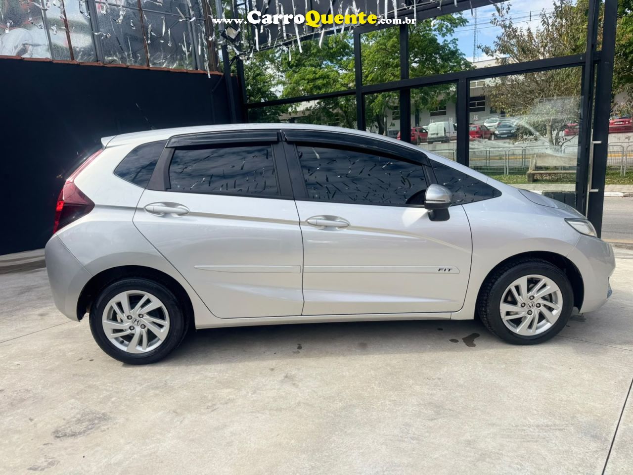 HONDA   FIT LX 1.5 FLEXONE 16V 5P AUT.   PRATA 2016 1.5 GASOLINA - Loja