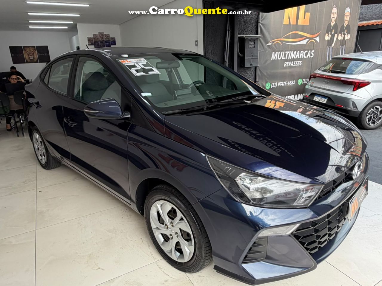 HYUNDAI   HB20S C.PLUSC.STYLE1.0 FLEX 12V MEC. 4P   AZUL 2025 1.0 FLEX - Loja