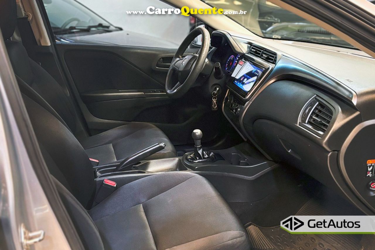 HONDA   CITY SEDAN DX 1.5 FLEX 16V MEC.   PRATA 2016 1.5 FLEX - Loja