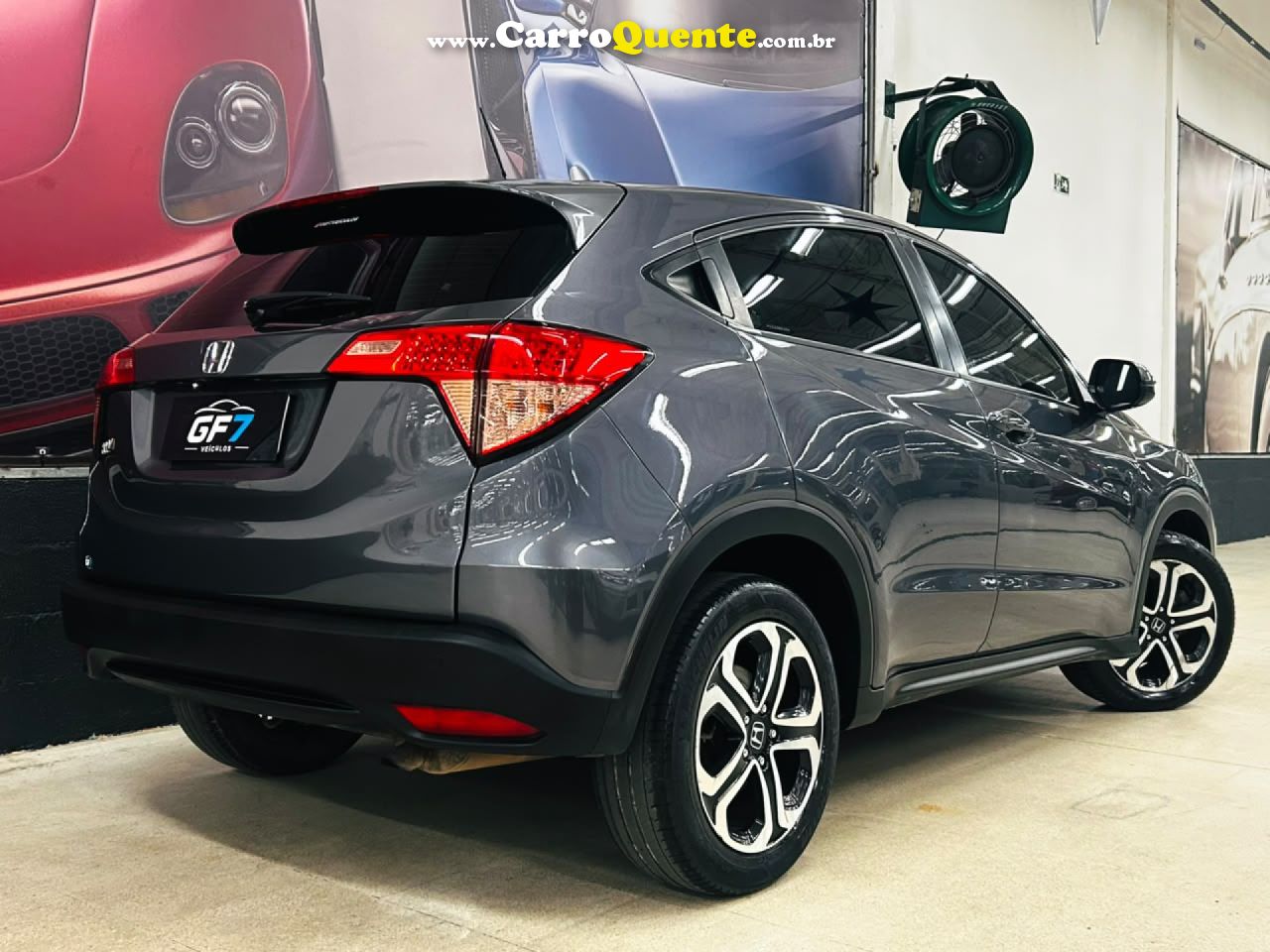 HONDA   HR-V LX 1.8 FLEXONE 16V 5P AUT.   CINZA 2016 1.8 GASOLINA - Loja