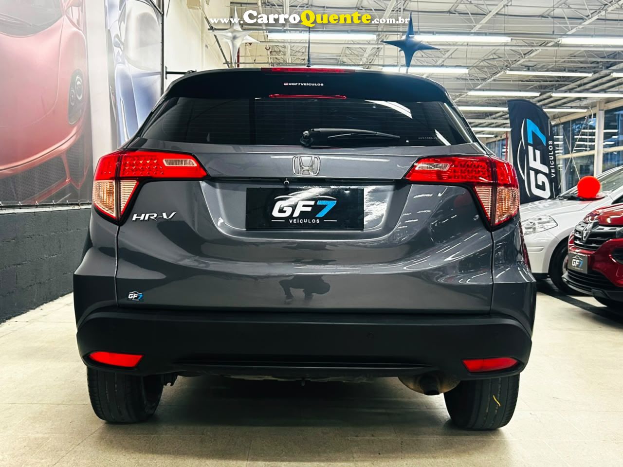 HONDA   HR-V LX 1.8 FLEXONE 16V 5P AUT.   CINZA 2016 1.8 GASOLINA - Loja