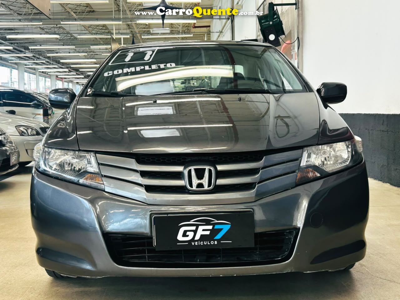 HONDA   CITY SEDAN LX 1.5 FLEX 16V 4P MEC.   CINZA 2011 1.5 FLEX - Loja