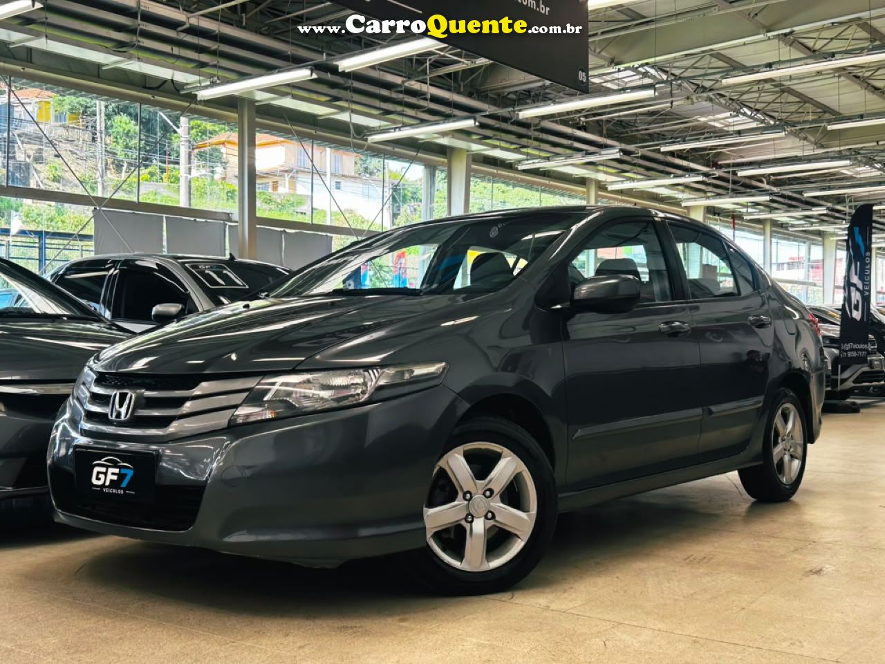 HONDA   CITY SEDAN LX 1.5 FLEX 16V 4P MEC.   CINZA 2011 1.5 FLEX - Loja
