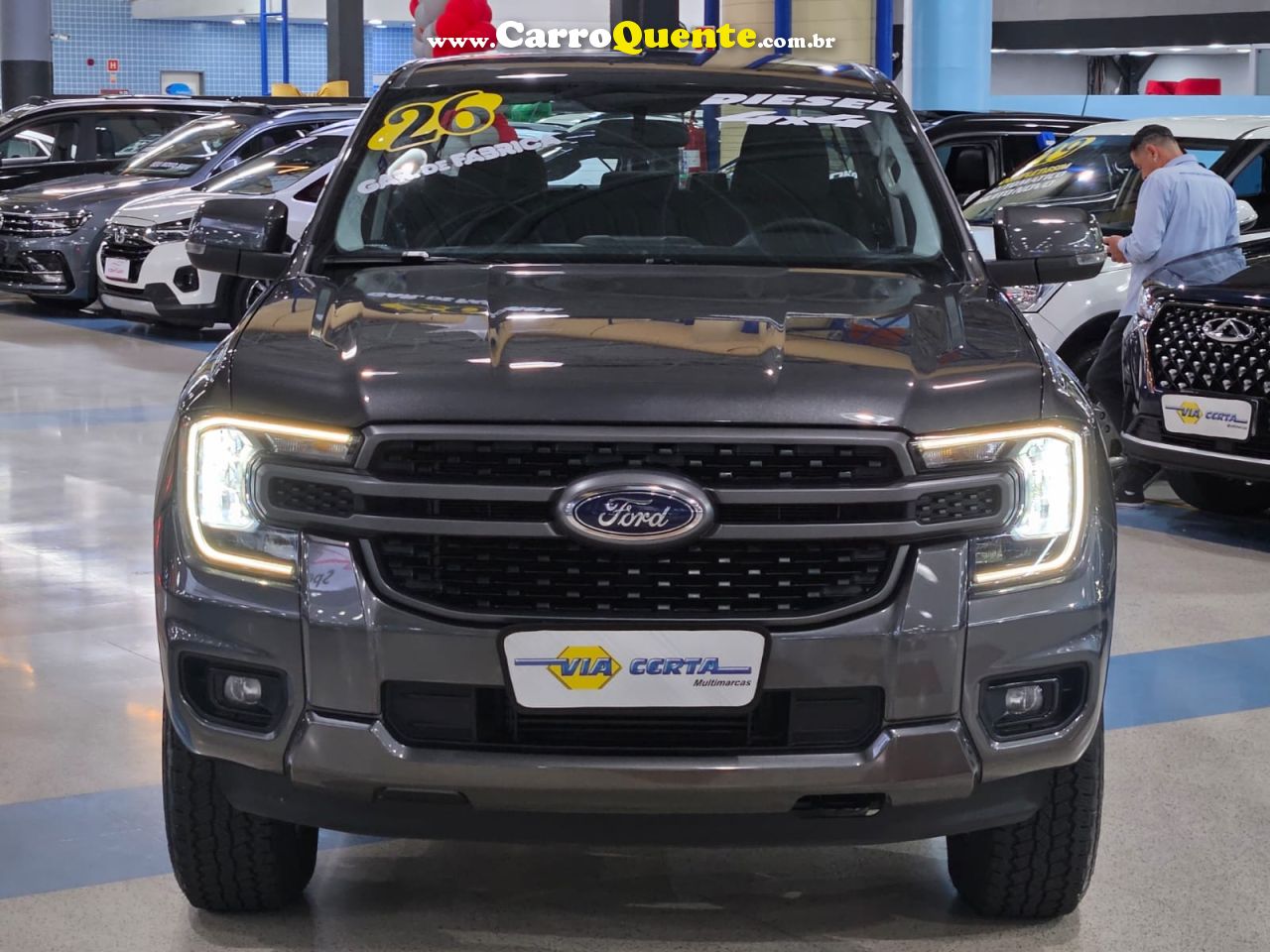 FORD RANGER 2.0 TURBO DIESEL 4X4 * NA GARANTIA DE FÁBRICA * 2026 - Loja