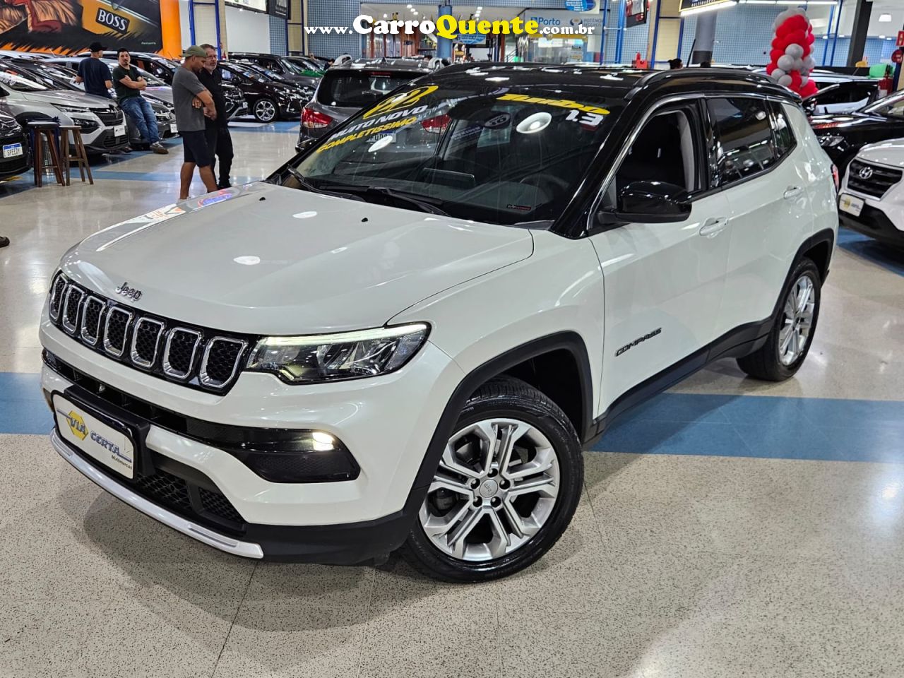 JEEP COMPASS 1.3 T270 TURBO LONGITUDE * FAZ SEM ENTRADA * 2022 - Loja
