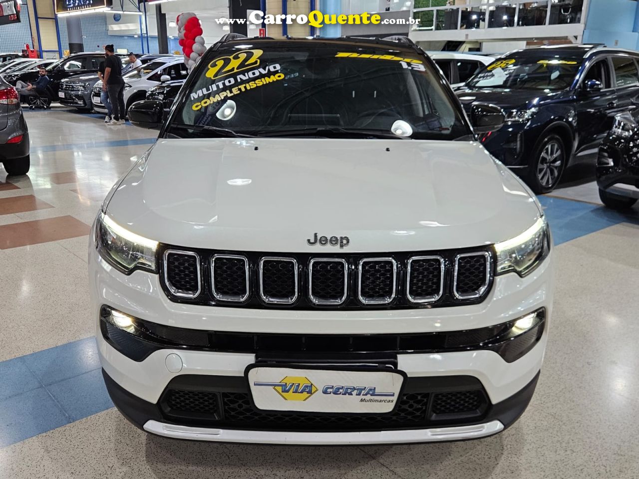 JEEP COMPASS 1.3 T270 TURBO LONGITUDE * FAZ SEM ENTRADA * 2022 - Loja