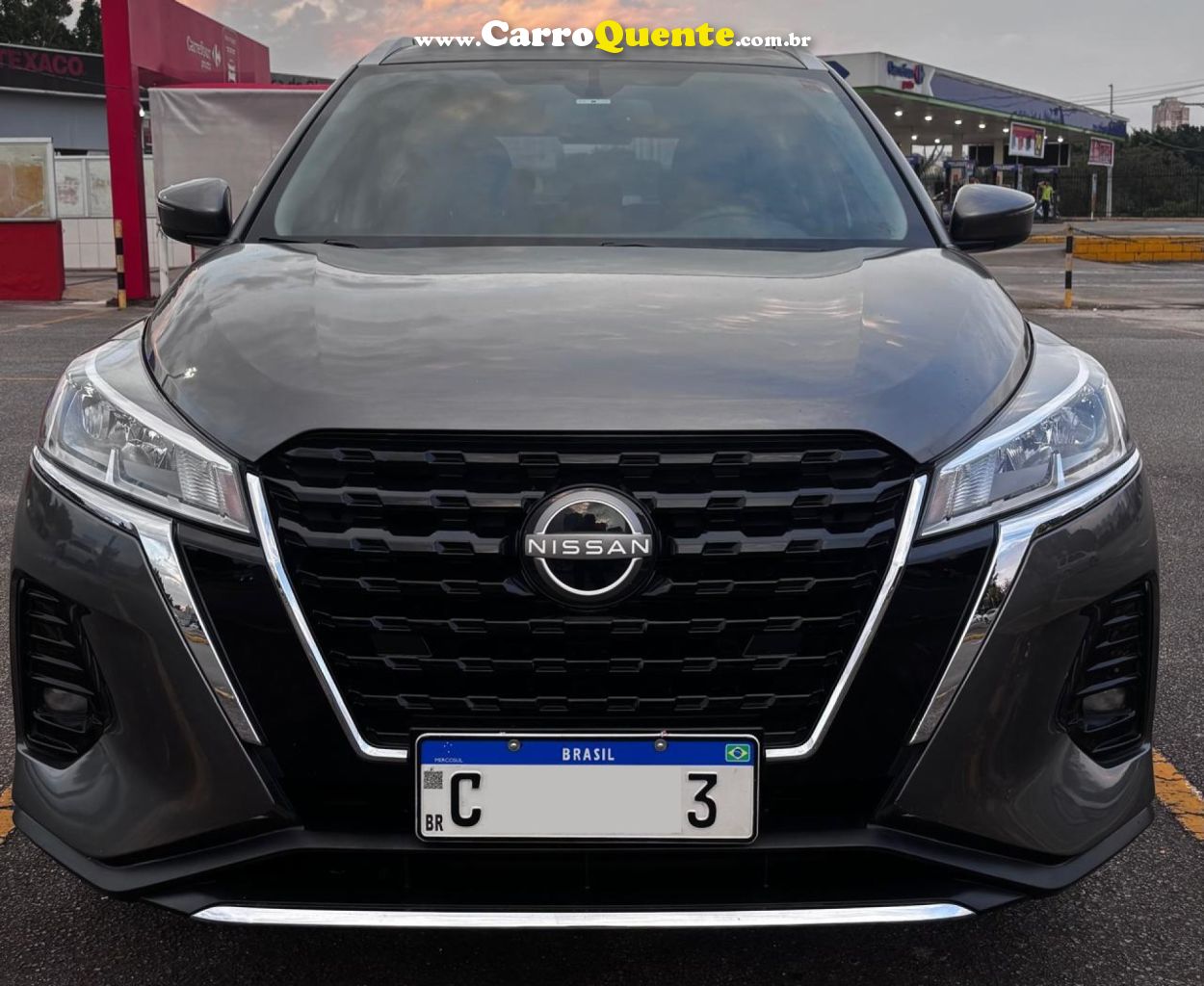 NISSAN   KICKS ADVANCE 1.6 16V FLEX AUT.   CINZA 2024 1.6 FLEX - Loja