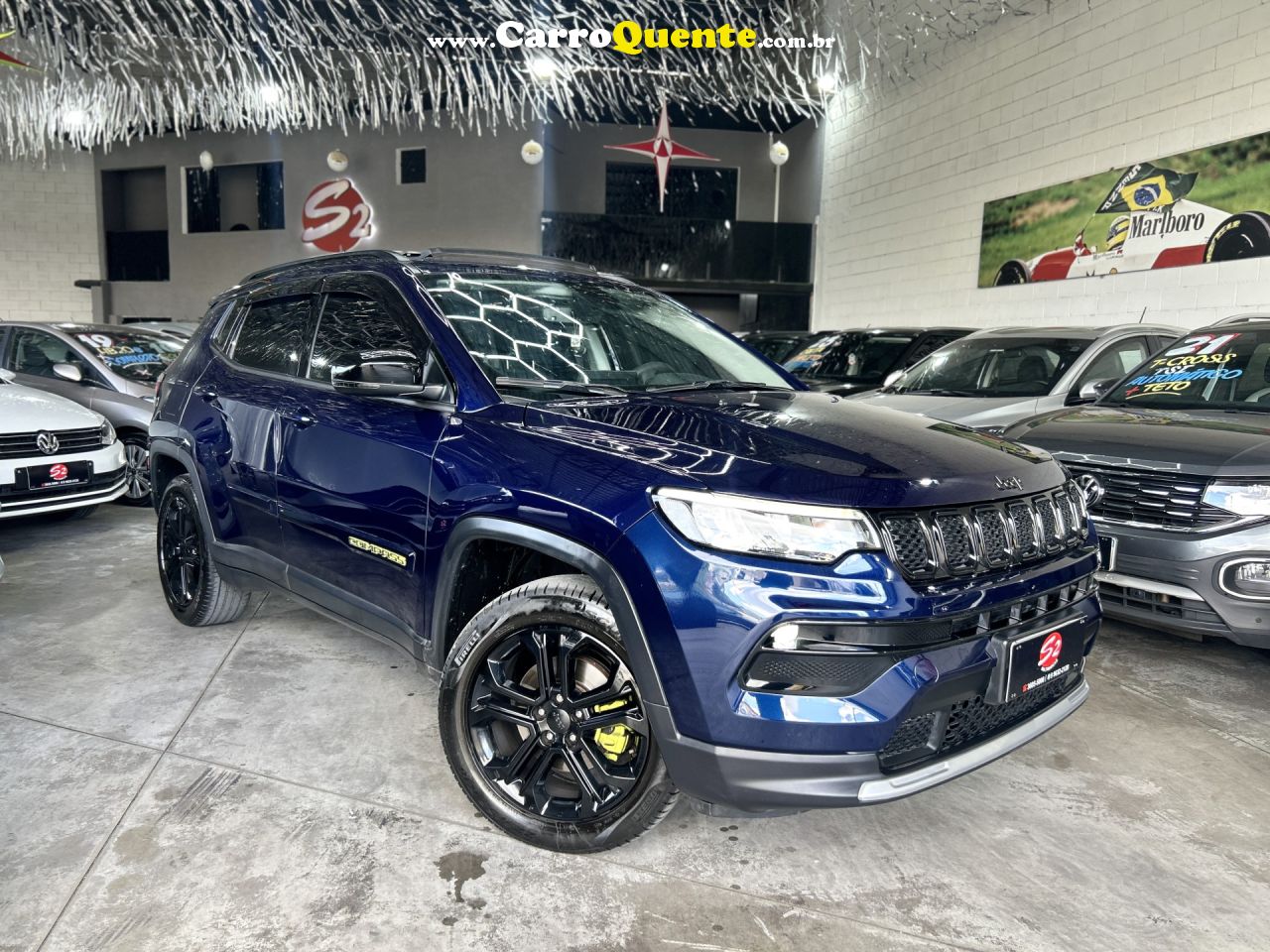 JEEP   COMPASS LONG. T270 1.3 TB 4X2 FLEX AUT.   AZUL 2023 1.3 FLEX - Loja
