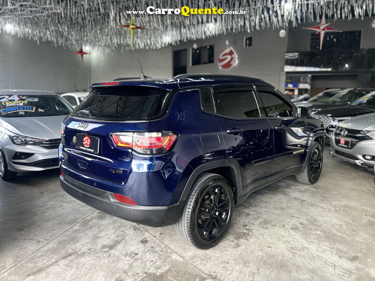 JEEP   COMPASS LONG. T270 1.3 TB 4X2 FLEX AUT.   AZUL 2023 1.3 FLEX - Loja