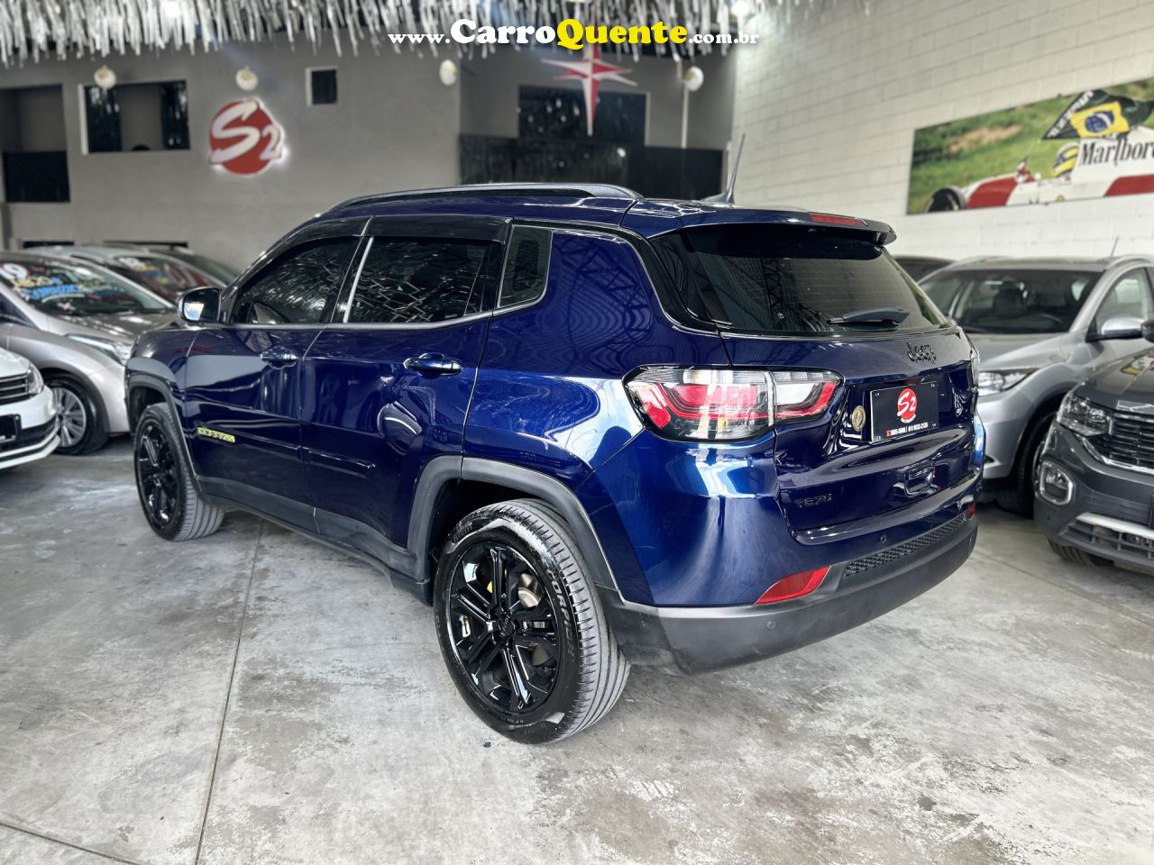 JEEP   COMPASS LONG. T270 1.3 TB 4X2 FLEX AUT.   AZUL 2023 1.3 FLEX - Loja