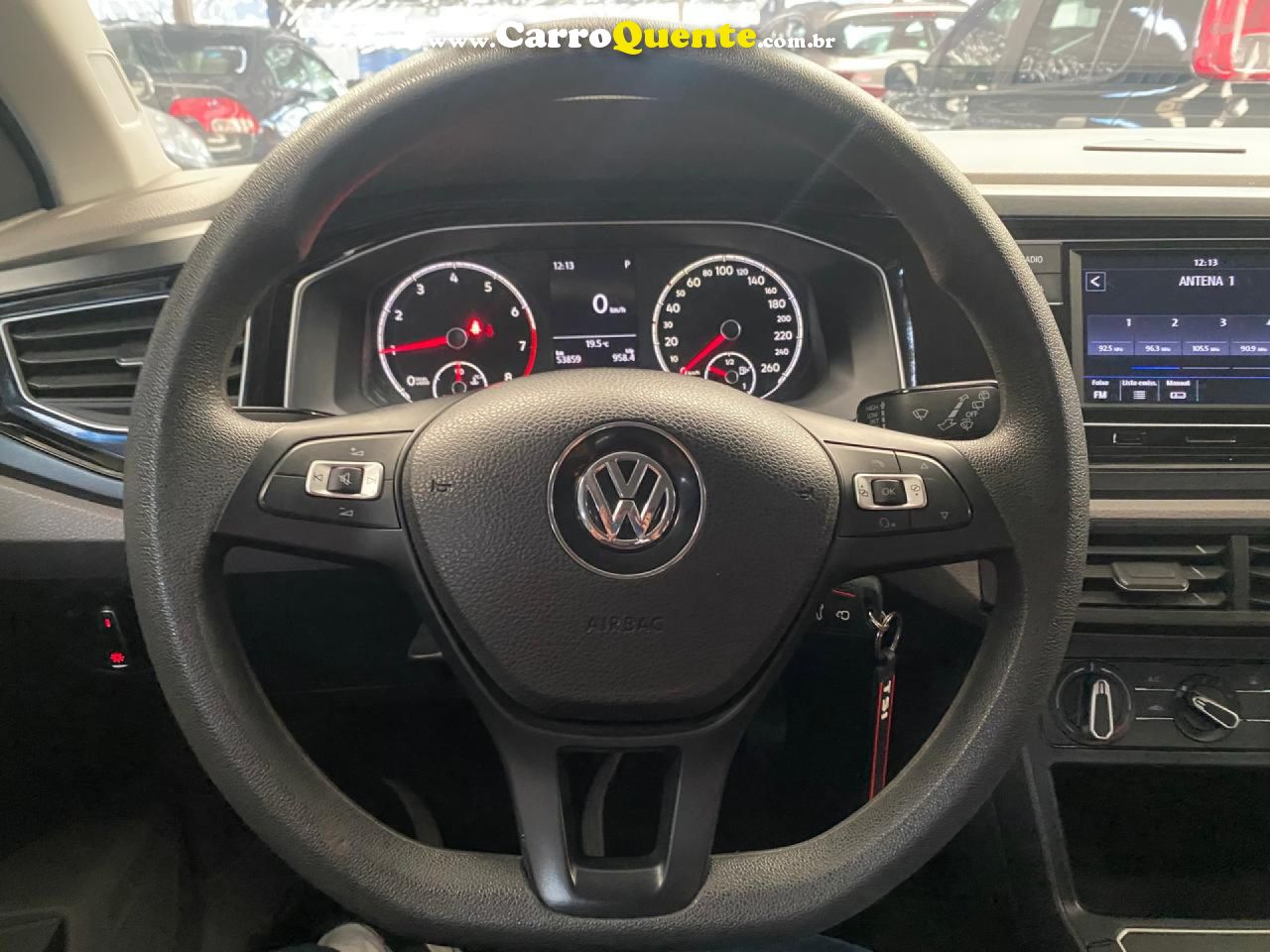 VOLKSWAGEN   POLO COMFORT. 200 TSI 1.0 FLEX 12V AUT.   BRANCO 2018 1.0 FLEX - Loja