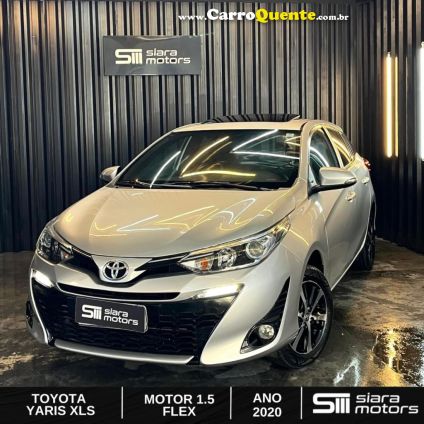 TOYOTA   YARIS XLS CONNECT 1.5 FLEX 16V 5P AUT.   PRATA 2020 1.5 FLEX