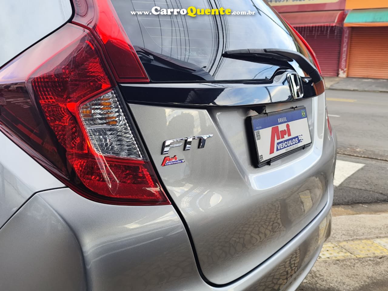 HONDA   FIT EXSEX 1.5 FLEXFLEXONE 16V 5P AUT.   CINZA 2016 1.5 GASOLINA - Loja