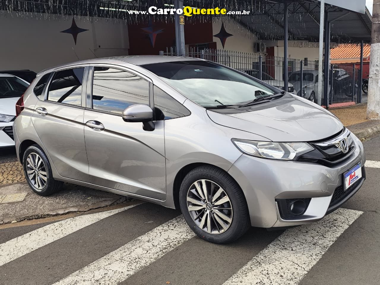 HONDA   FIT EXSEX 1.5 FLEXFLEXONE 16V 5P AUT.   CINZA 2016 1.5 GASOLINA - Loja