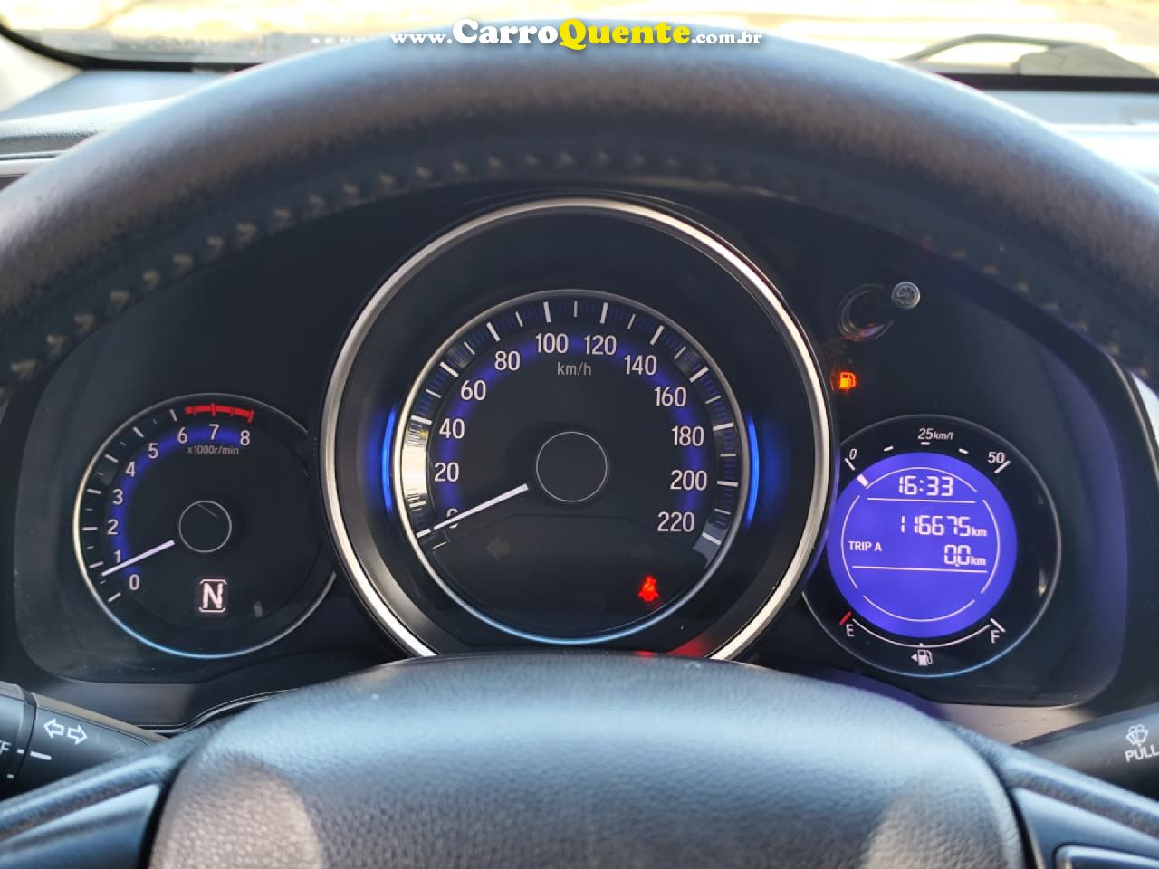 HONDA   FIT EXSEX 1.5 FLEXFLEXONE 16V 5P AUT.   CINZA 2016 1.5 GASOLINA - Loja
